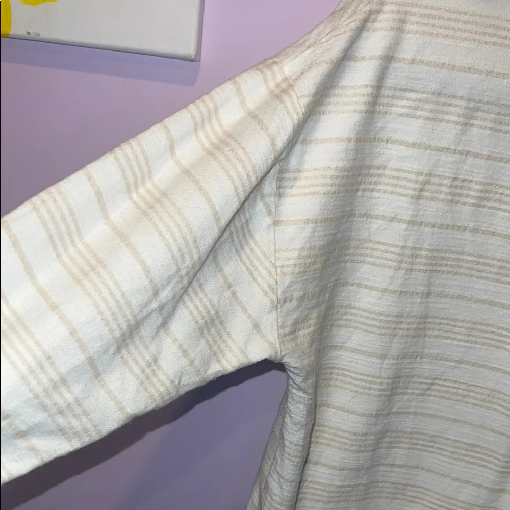 J. Crew Womens Striped Long Sleeve Crew Neck Casual Top Size‎ S